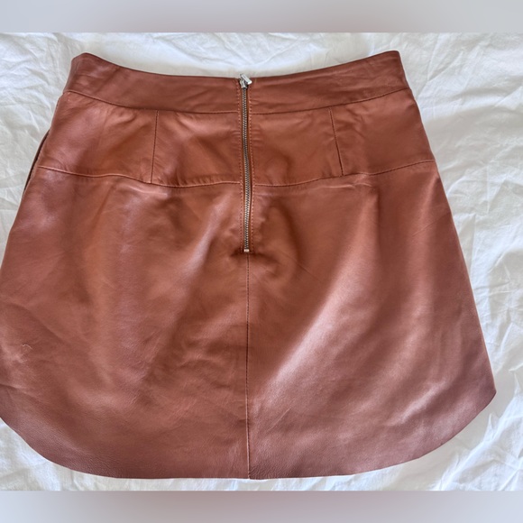 Karina Grimaldi ‘Jacob’ Leather Skirt - Picture 2 of 5